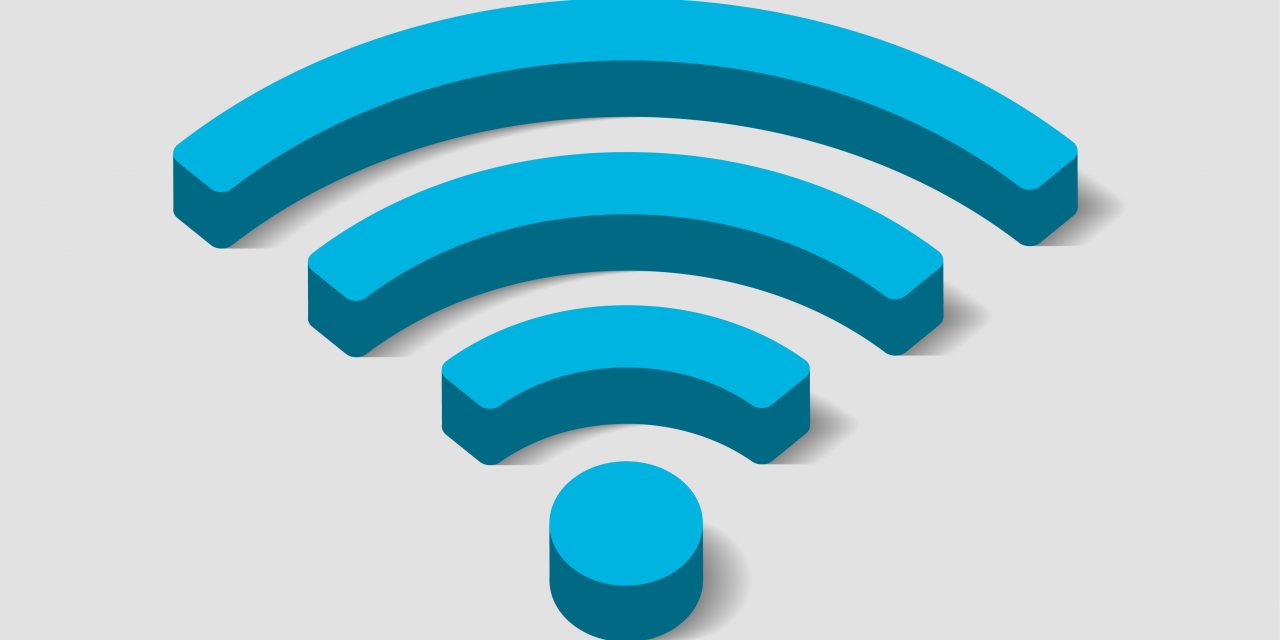 Free wi fi icon. Connection zone wifi vector symbol. Radio waves signal.